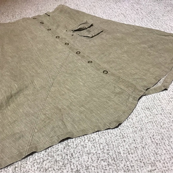 2 for $20 Marie Claire Utility Style A-line Skirt with Front Pocket. size 11 - Picture 10 of 14